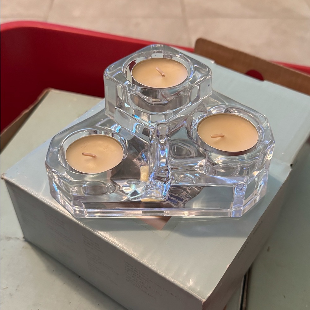 Partylite mini crystal castle
